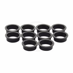 Intersteel 10 nylon ringen 18mm-16mm - zwart