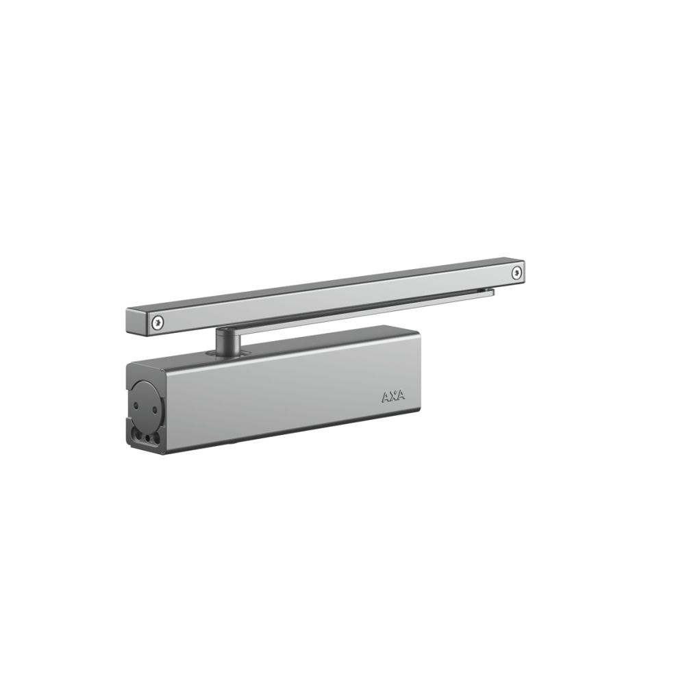 AXA 7508 deurdranger met glijarm sluitkracht 1-3 - aluminiumgrijs