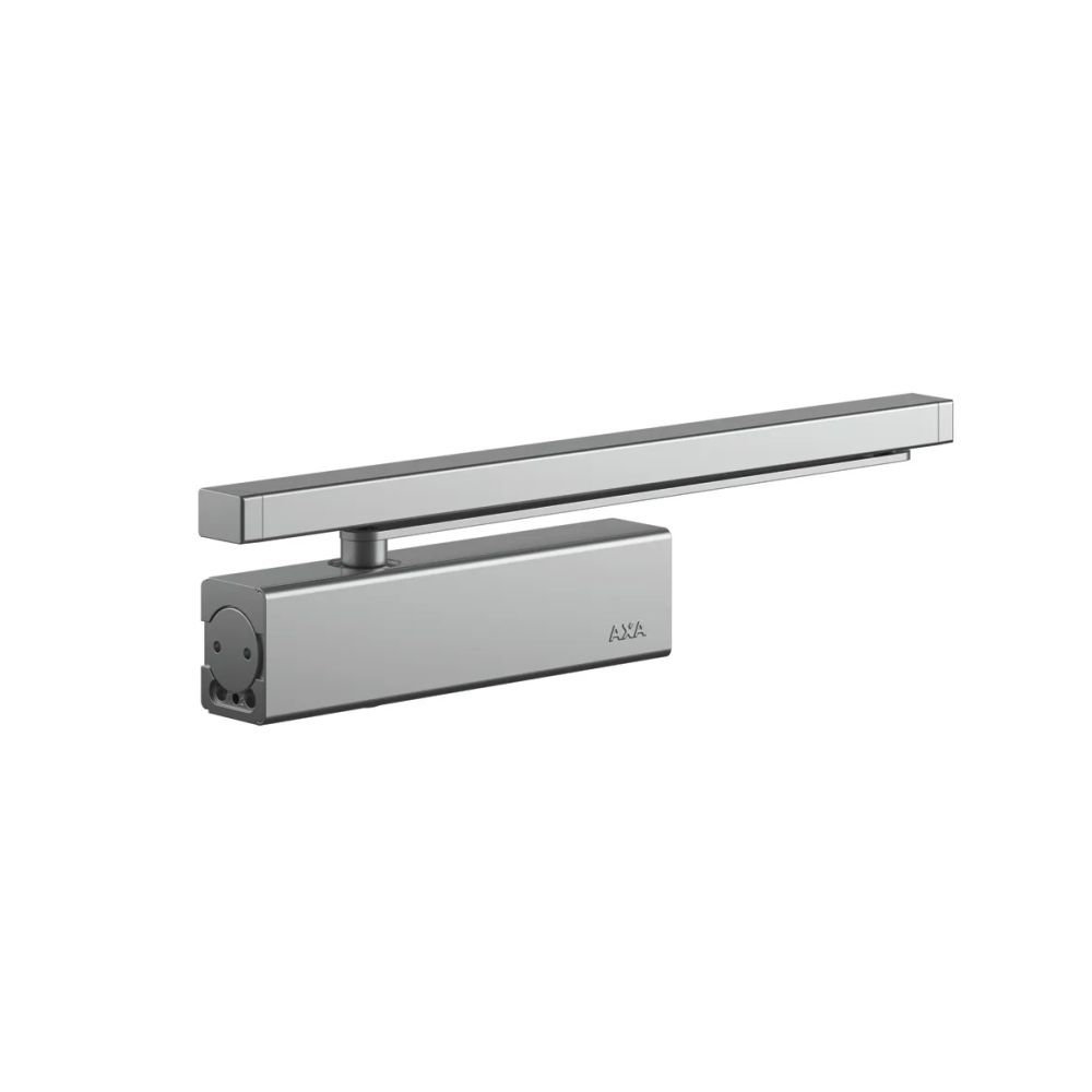 AXA 7509 deurdranger met glijarm sluitkracht 1-4 - aluminiumgrijs