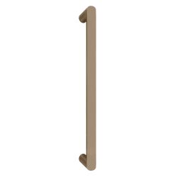 Voordeurgreep Piet Boon ARC PBA400 PS doorgaand - PVD licht brons