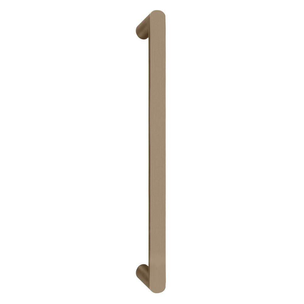 Voordeurgreep Piet Boon ARC PBA400 PS doorgaand - PVD licht brons