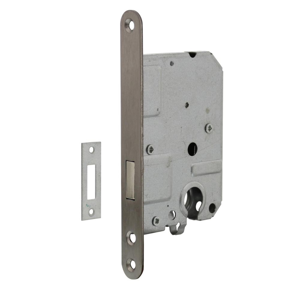 Intersteel cilinder kastslot 55mm met RVS voorplaat 20x175 mm