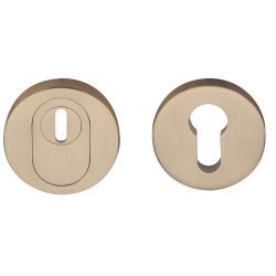 Formani Basics BVEIL-KT veiligheidscilinderrozet massief 52mm kerntrekbeveiliging SKG*** - PVD licht brons