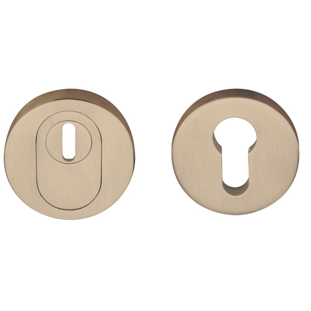 Formani Basics BVEIL-KT veiligheidscilinderrozet massief 52mm kerntrekbeveiliging SKG*** - PVD licht brons