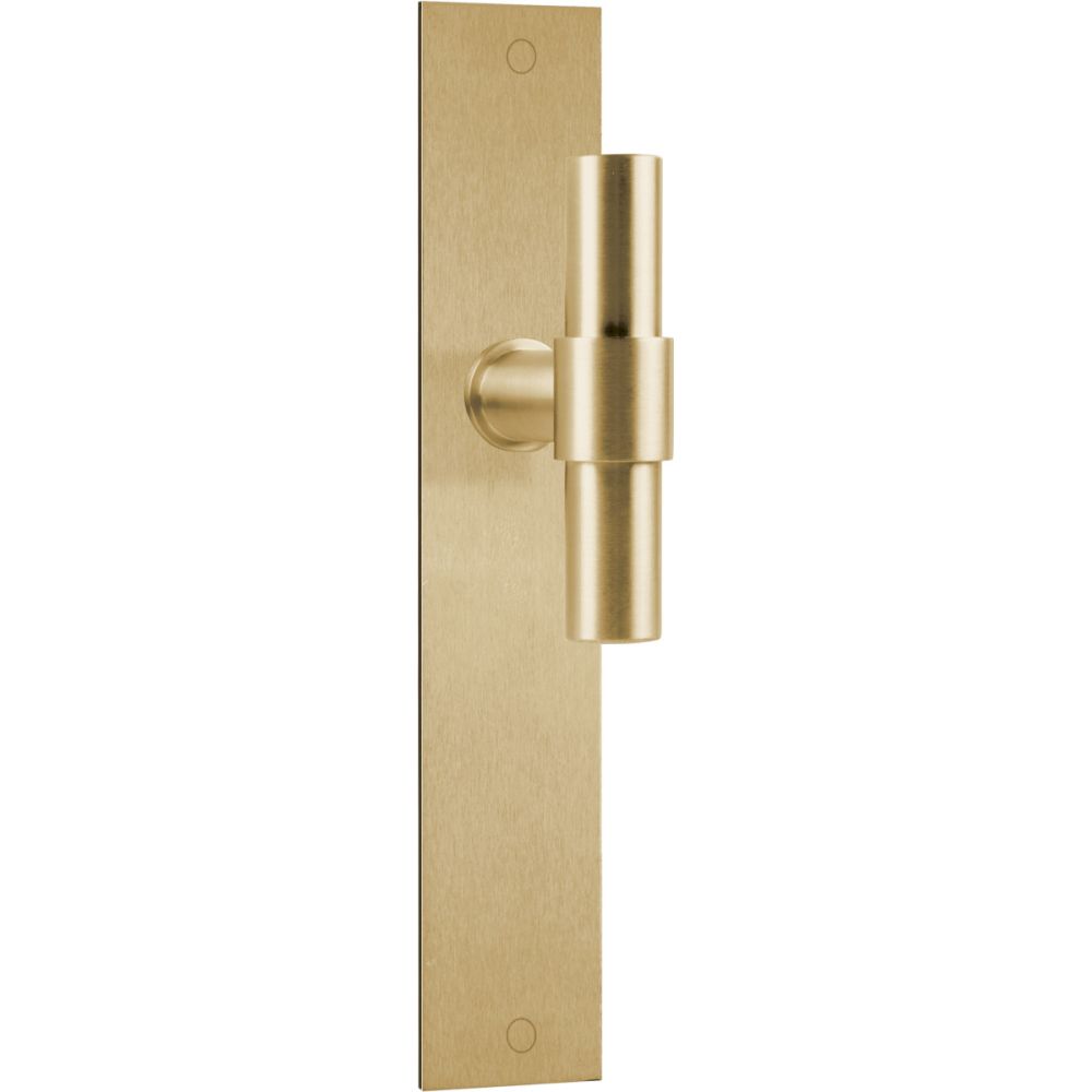 Deurkruk Piet Boon ONE PBT20P236SFC op schild - PVD mat goud