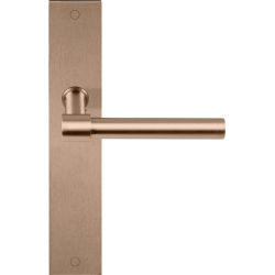 Deurkruk Piet Boon ONE PBL15XLP236SFC schild - PVD licht brons