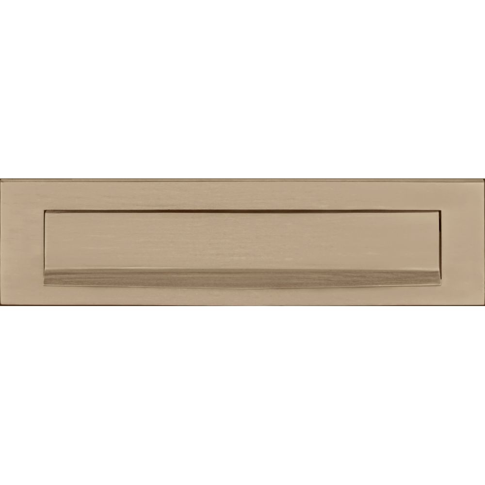 Buitenbriefplaat BASICS LB535 - PVD licht brons
