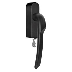 Formani Rivio by Gensler GL102-DKLOCK-O draaikiepgarnituur afsluitbaar linksdraaiend - PVD mat zwart