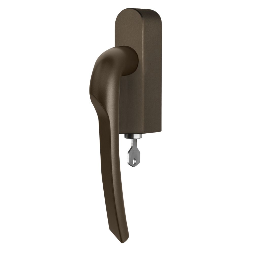 Formani Rivio by Gensler GL102-DKLOCK-O draaikiepgarnituur afsluitbaar rechtsdraaiend - Brons