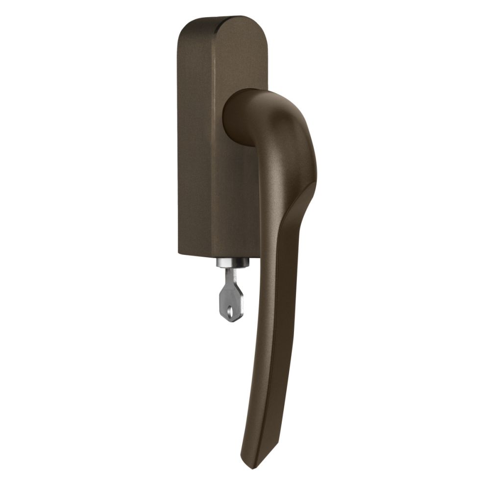 Formani Rivio by Gensler GL102-DKLOCK-O draaikiepgarnituur afsluitbaar linksdraaiend - brons