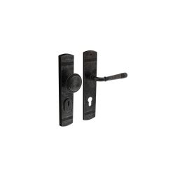 Intersteel voordeurbeslag Helena PC72mm met kerntrekbeveiliging - oud grijs