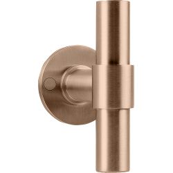 Formani Piet Boon ONE PBT100V massieve voordeurknop vast op rozet - PVD licht brons