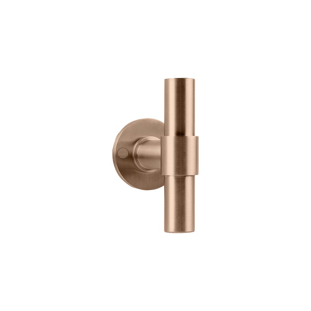 Formani Piet Boon ONE PBT100V massieve voordeurknop vast op rozet - PVD licht brons