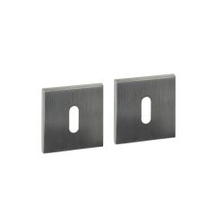 Intersteel sleutelrozetten vierkant verdekt 53x53x6mm - RVS