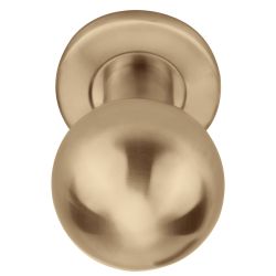 Formani Basics LB501V voordeurknop vast op rozet - PVD licht brons