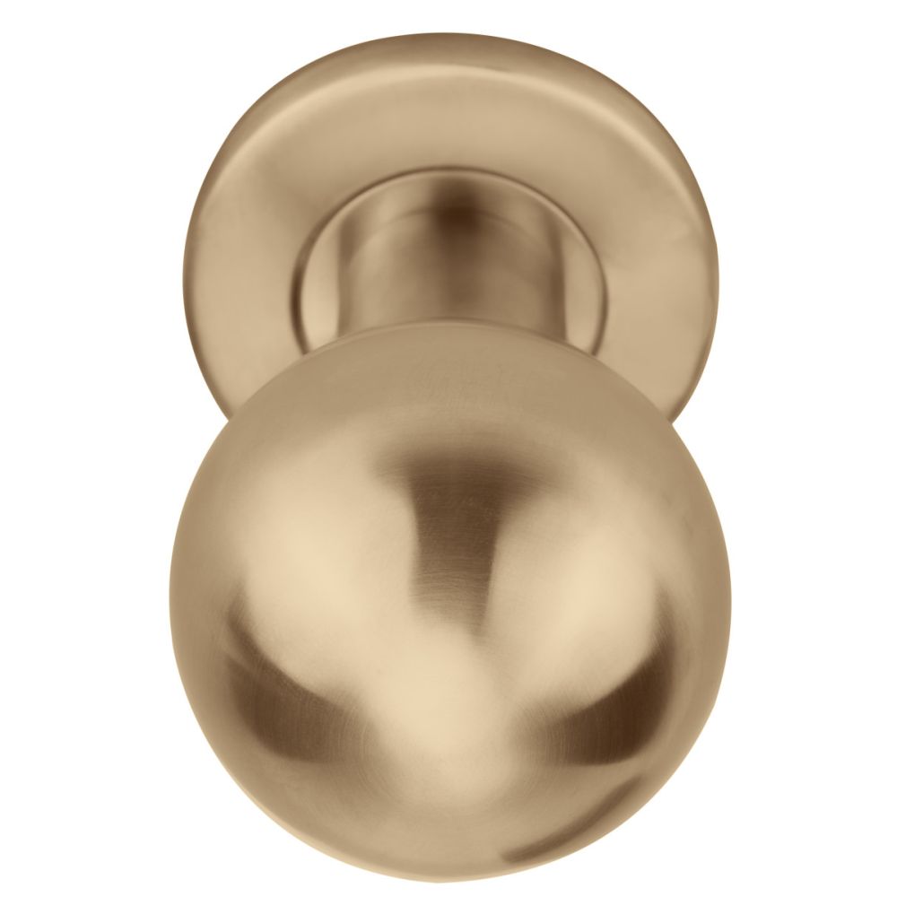 Formani Basics LB501D voordeurknop draaibaar op rozet - PVD licht brons