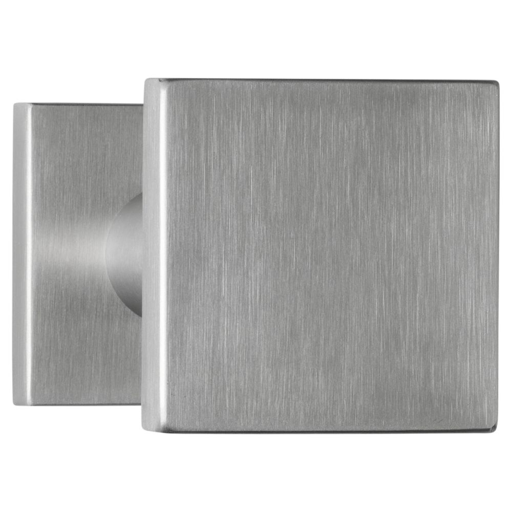Formani Basics BSQ60V voordeurknop vast op rozet - mat RVS