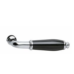 Deurkruk Courgette chroom/zwart