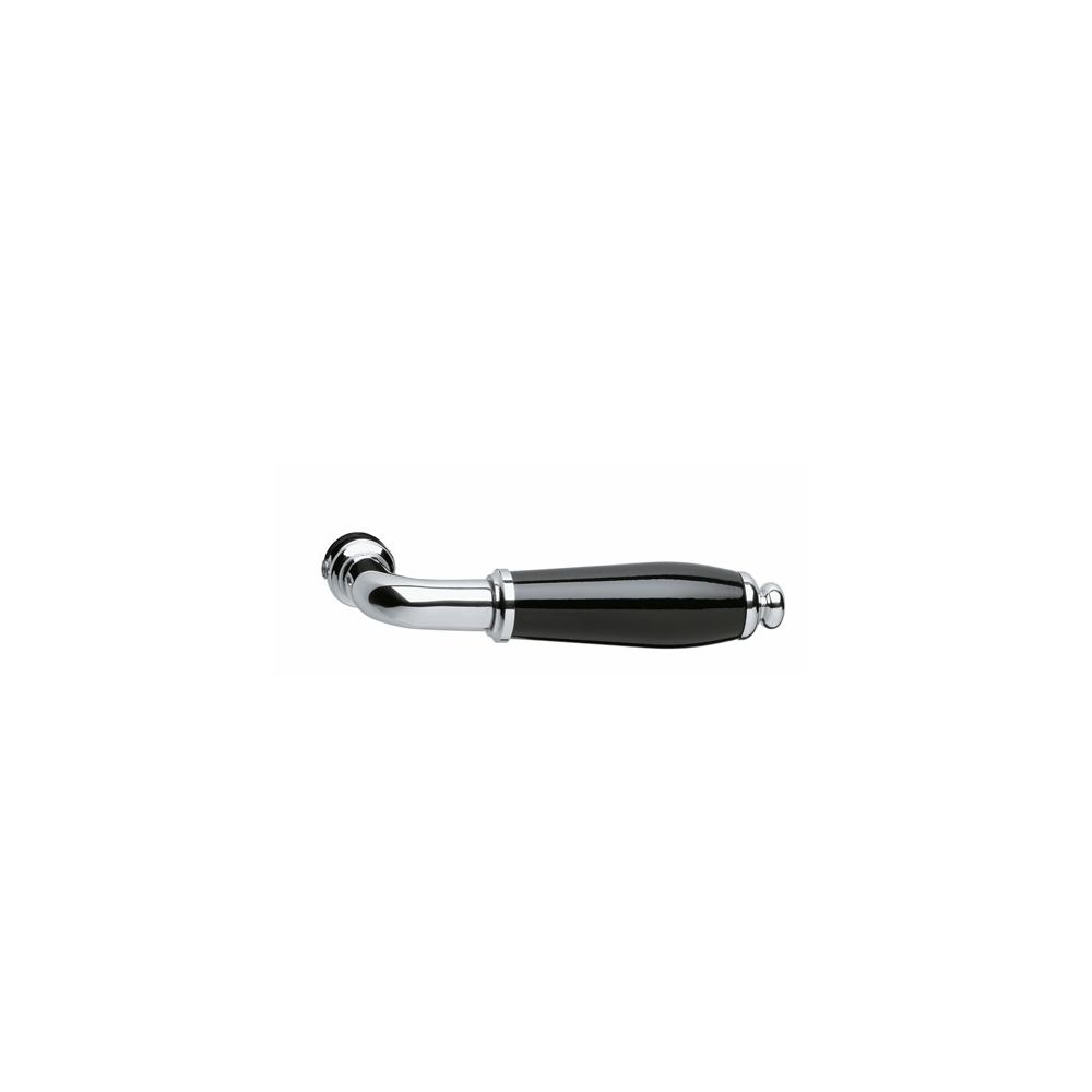 Deurkruk Courgette chroom/zwart