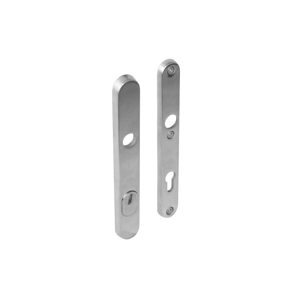 Intersteel Veiligheidsschilden SKG3 smal ovaal doorgaand kerntrekbeveiliging PC92mm - RVS