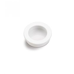 Schuifdeurkom rond Stylus 49 mm - wit