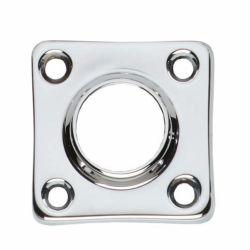 Rozet vierkant chroom