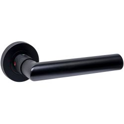 Intersteel Sicura deurkruk met blokkermechanisme Prolock op rozet - zwart