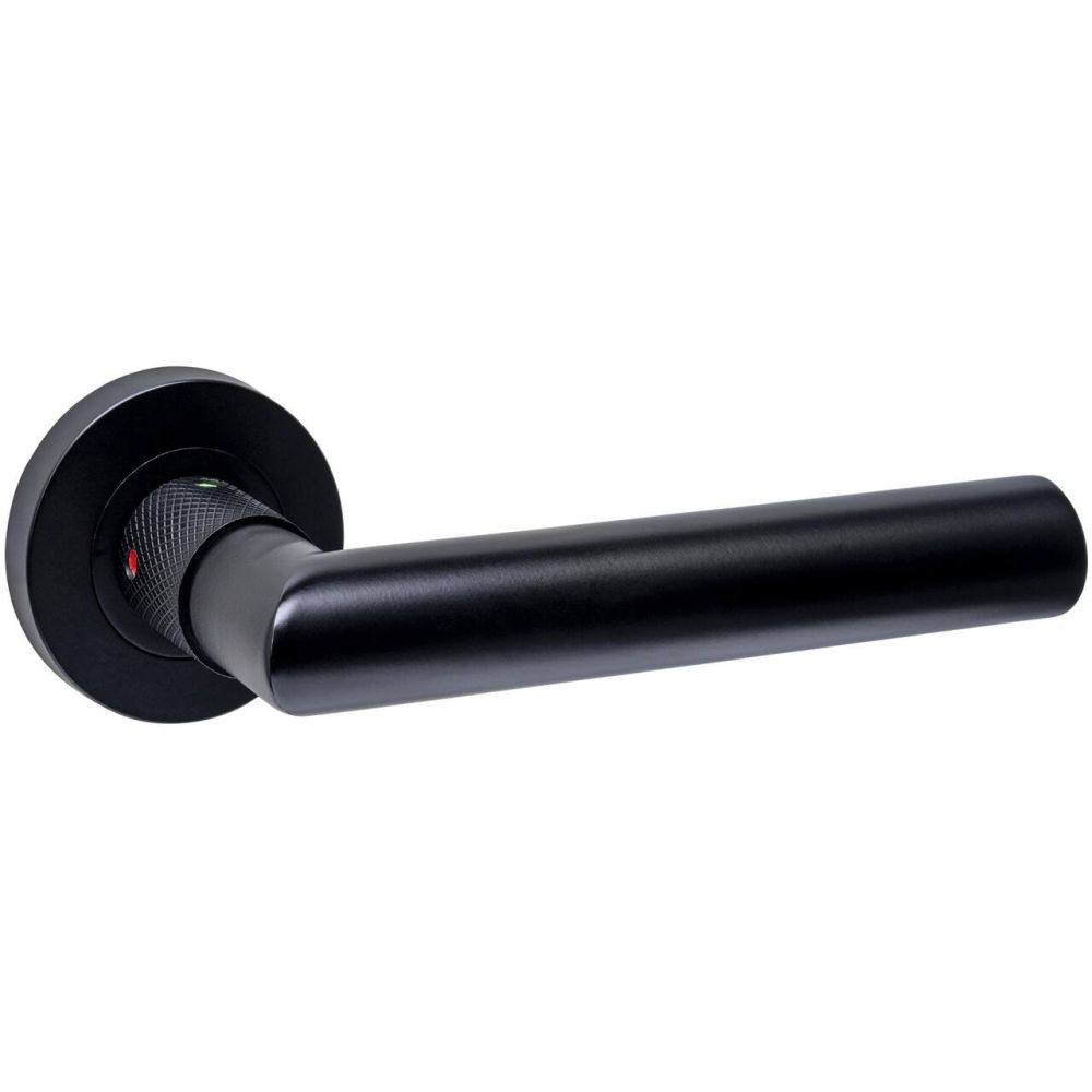 Intersteel Sicura deurkruk met blokkermechanisme Prolock op rozet - zwart