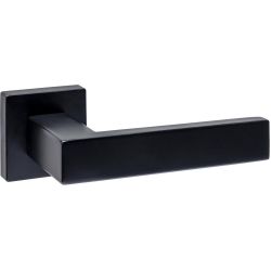 Intersteel Cunera deurkruk op vierkant rozet - zwart