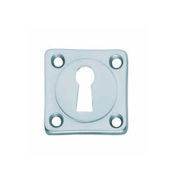Intersteel rozetten vierkant met sleutelgat - chroom mat