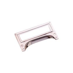 Etiketgreep 73x43mm vernikkeld