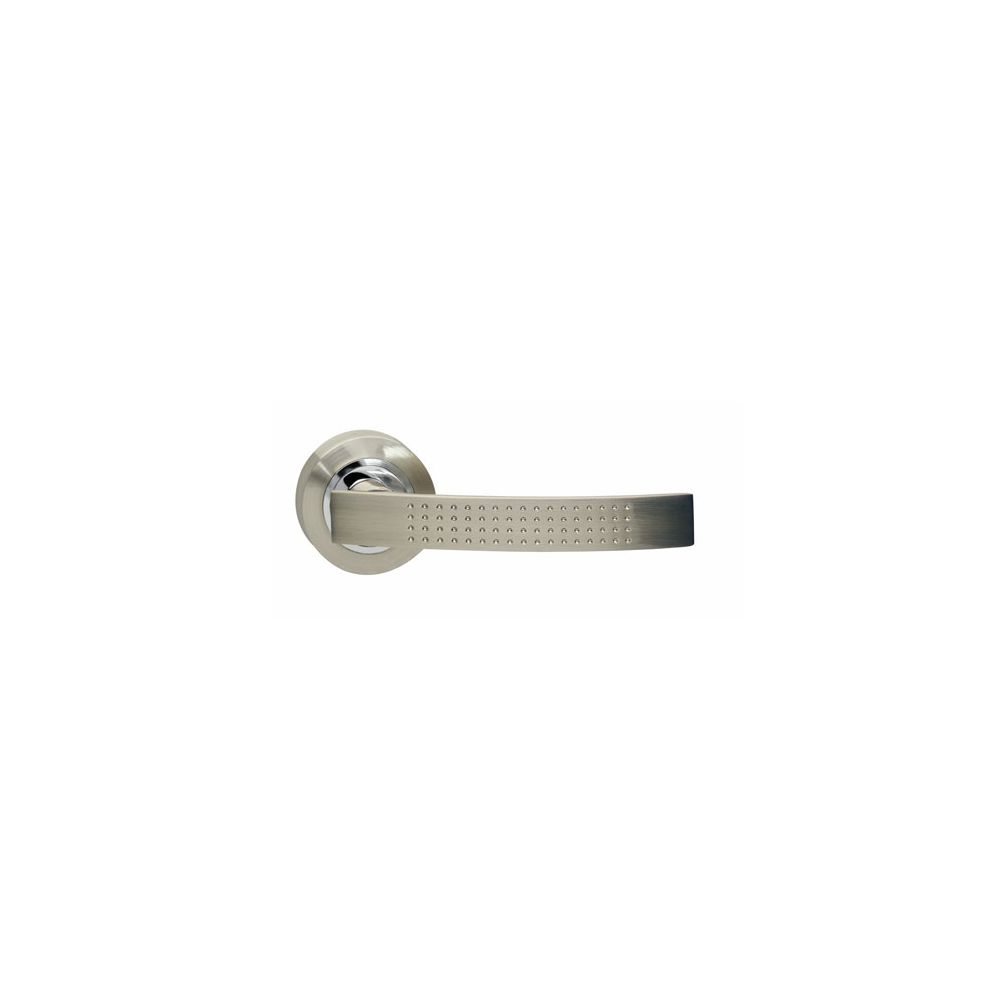 Deurkruk 1696 William op rond rozet 7mm nokken nikkel mat