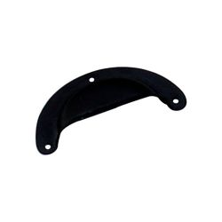 Schelpgreep 73x33mm zwart
