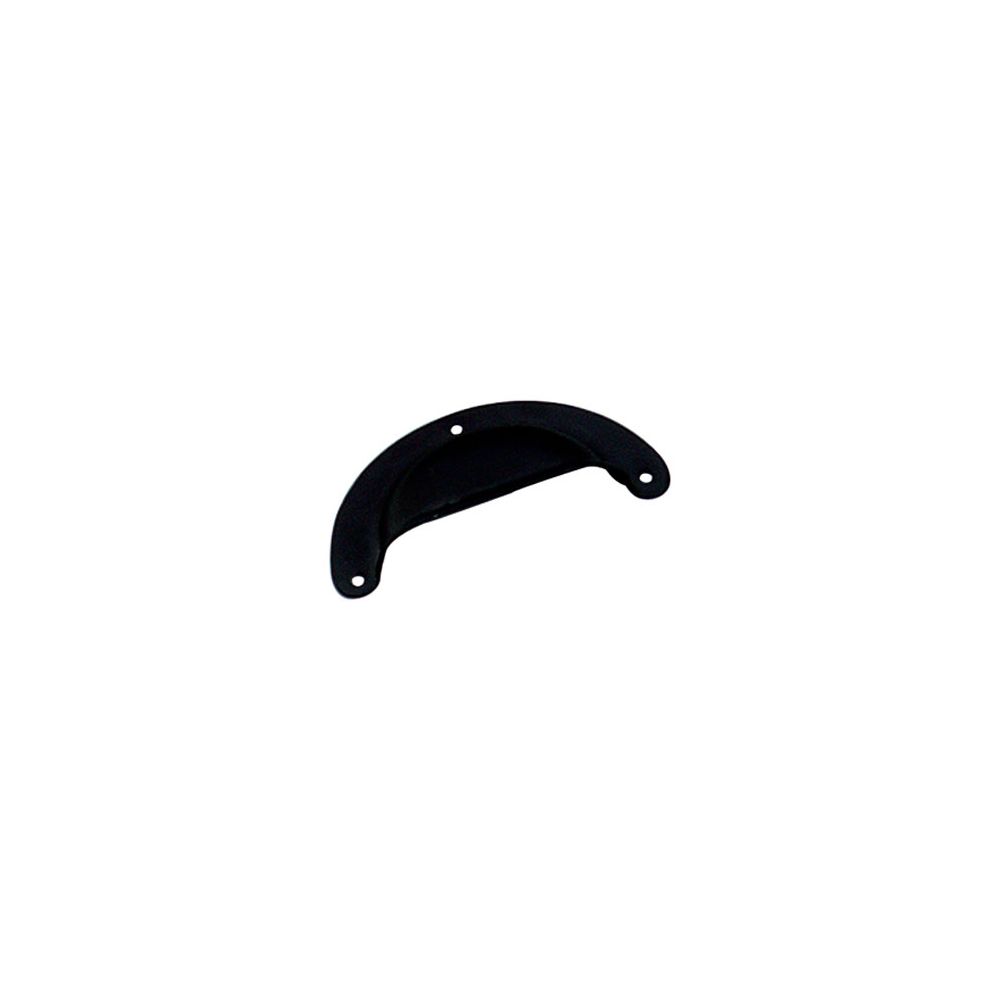 Schelpgreep 73x33mm zwart