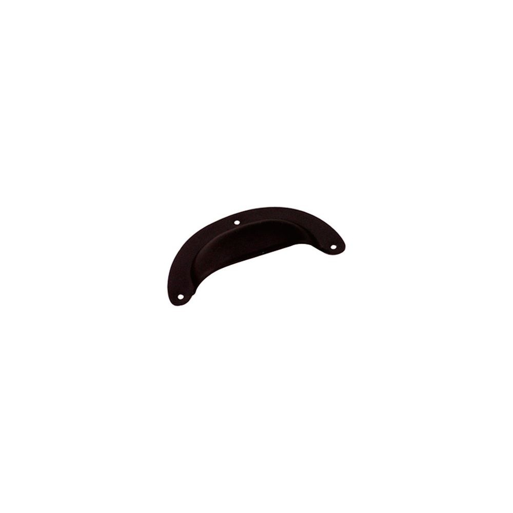 Schelpgreep 96x43mm zwart