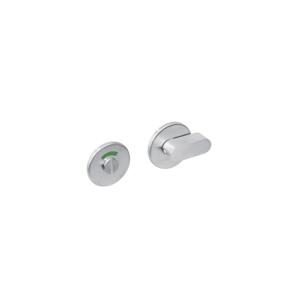 WC-sluiting 8mm rond plat verdekt met design olive RVS  