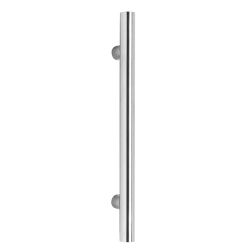 Deurgreep per stuk T-vorm 400x65x20 hart op hart 300mm RVS 
