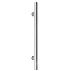 Deurgrepen per paar T-vorm 700x65x20 hart op hart 500 RVS 