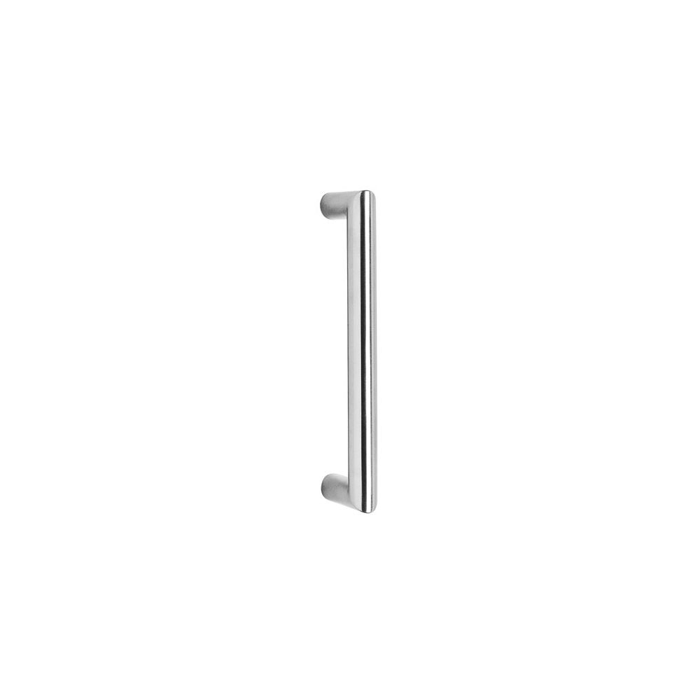 Deurgreep per stuk recht-90° 325x70x25 hart op hart 300mm RVS 