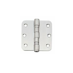 Kogellagerscharnier afgerond 3" (76x76x2,5) RVS 