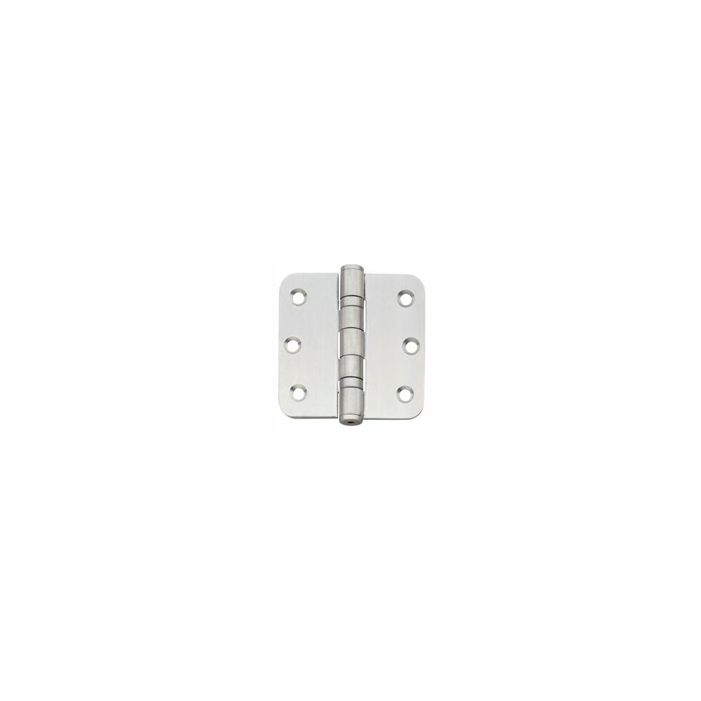 Kogellagerscharnier afgerond 3" (76x76x2,5) RVS 