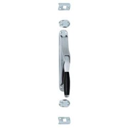 Pomp-espagnolet Ton 400 chroom mat/ebbenhout