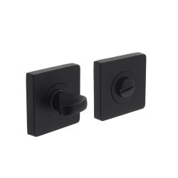 WC-sluiting 8mm vierkant 7mm nokken mat zwart