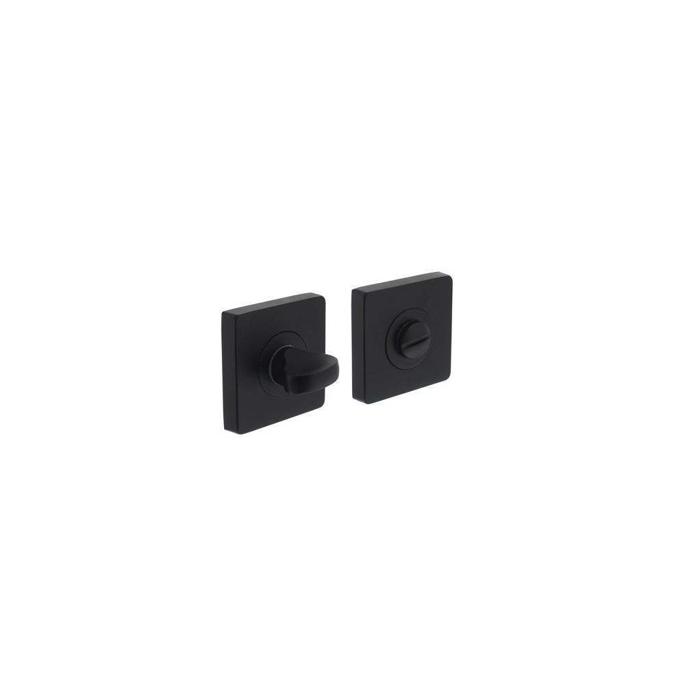 WC-sluiting 8mm vierkant 7mm nokken mat zwart