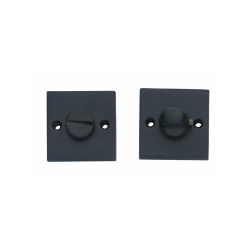 WC-sluiting 8mm vierkant groot mat zwart