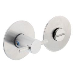 PC plaatje renovatie zelfklevend, rond plat 55x2mm RVS