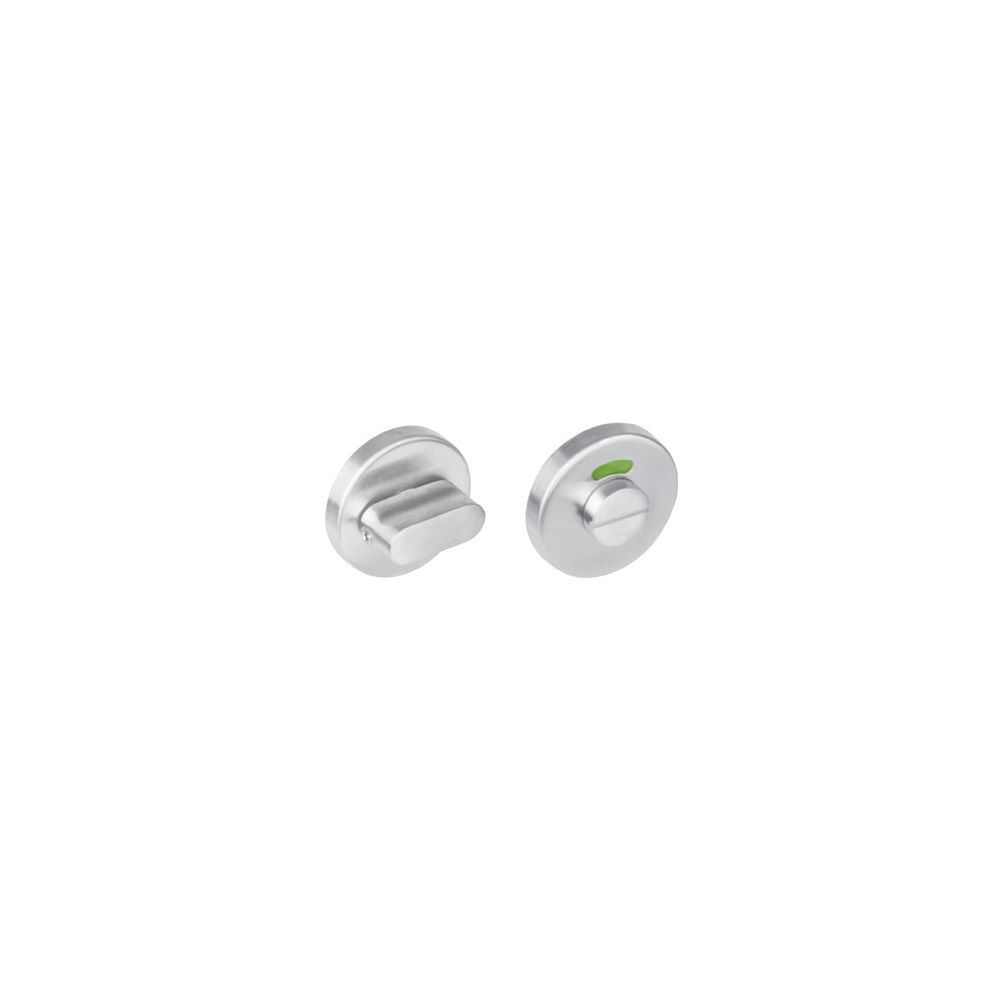 WC-sluiting 8mm rond ø53x8mm staal met 7mm nokken RVS