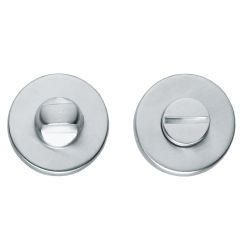 WC-sluiting 8mm rond verdekt kunststof chroom mat