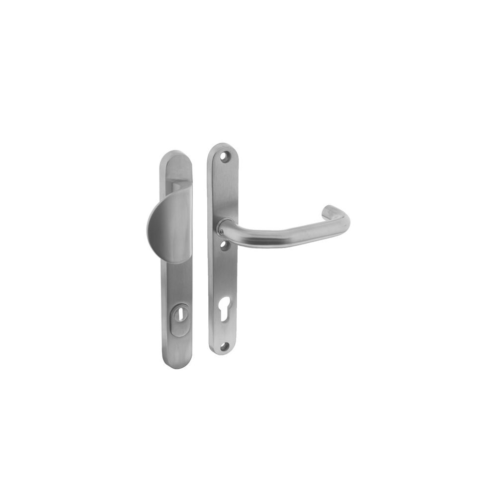 SKG3 smalschilden geveerd greep/kruk verkropt PC-gat 92mm met kerntrek beveiliging RVS