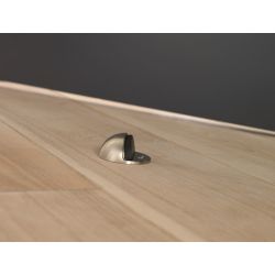 Deurstop bolrond RVS 